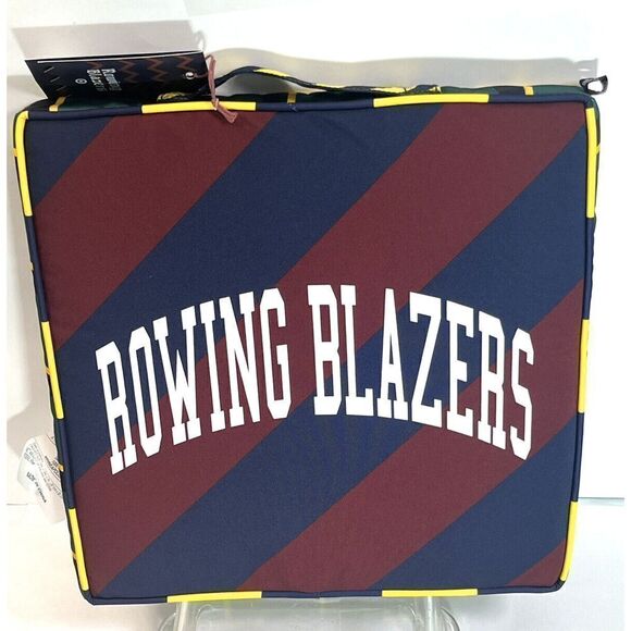 Rowing Blazer x Target Seat Cushion Rugby Striped Stadium Bleachers 15”x2”x15” - Picture 1 of 13